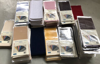 Ca. 1050x Fluweel stickervellen